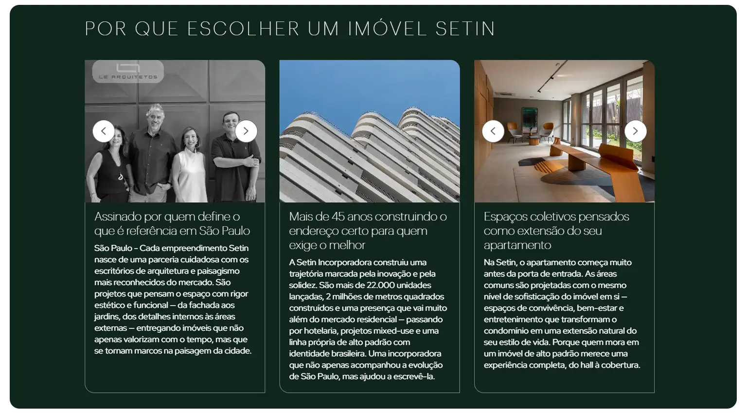 Setin — Setin Jardins — bloco 4