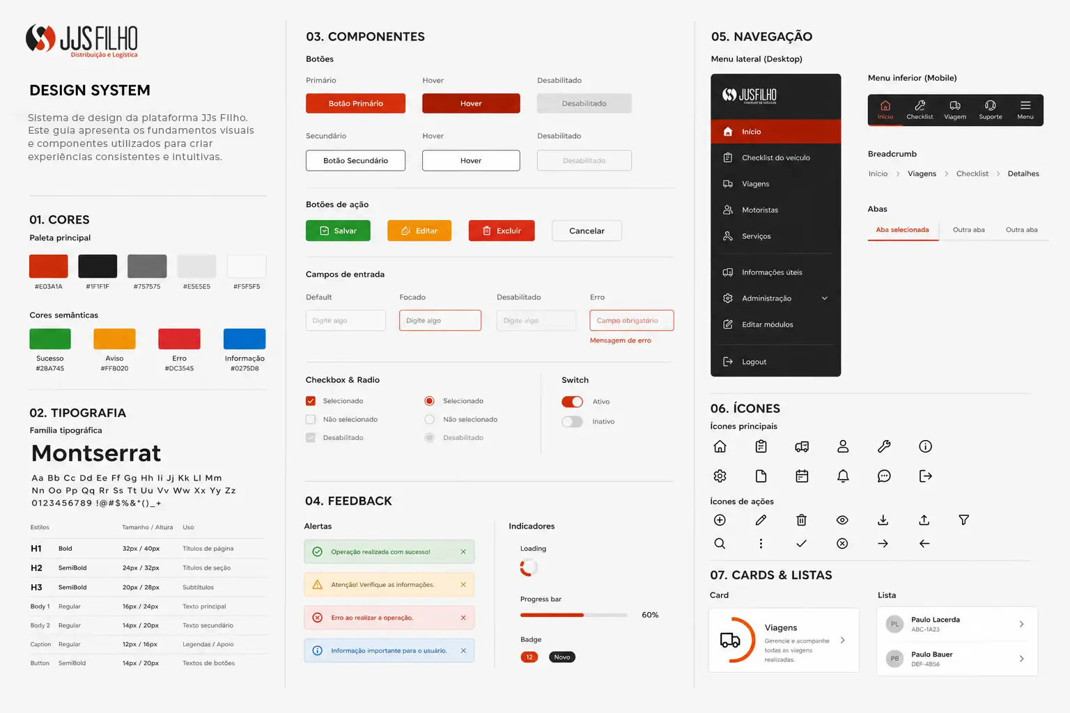 JJS Filho — Aplicativo de gerenciamento de frota — bloco 5